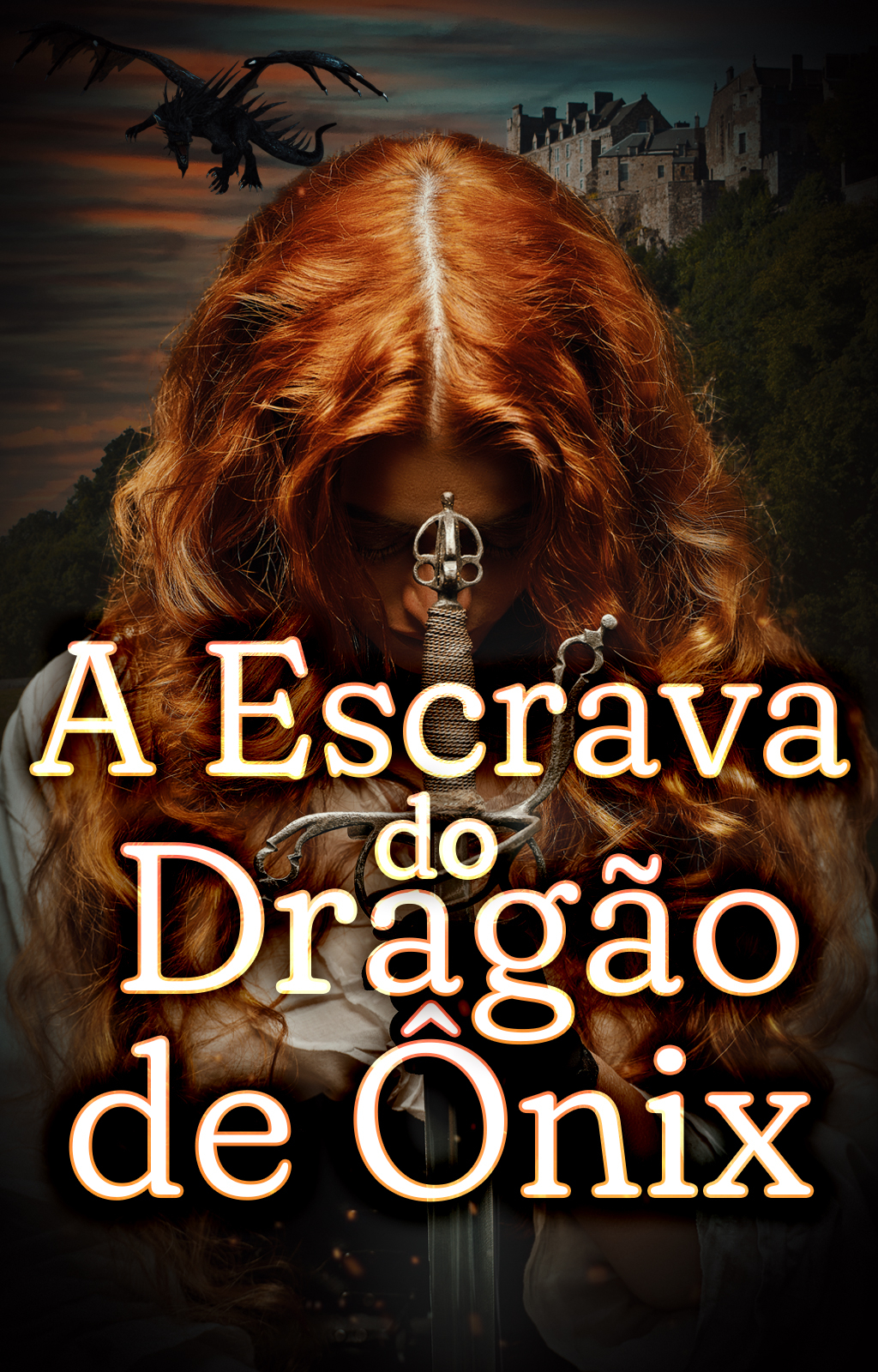 A Escrava do Dragão de Ônix - Capa do livro