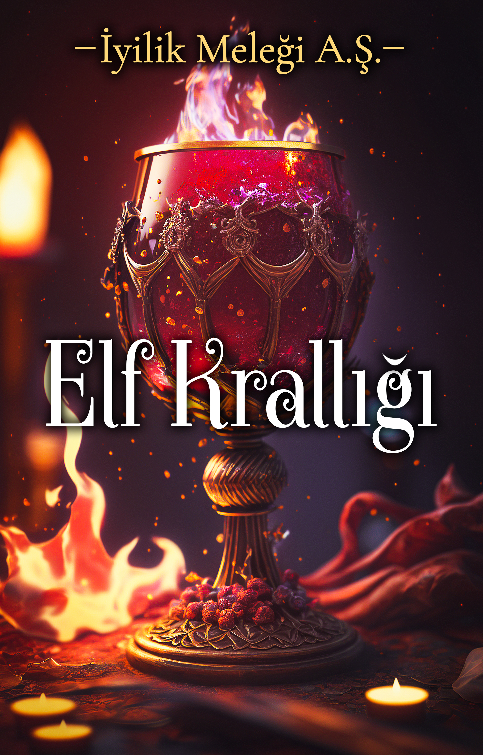 İyilik Meleği A.Ş.:Elf Krallığı - Kitap kapağı