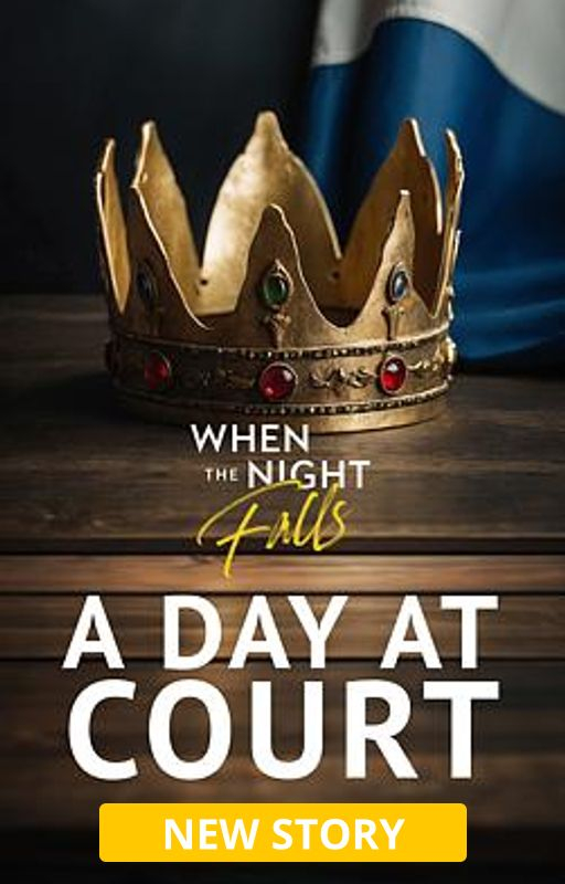 When the Night Falls: A Day At Court - Book cover