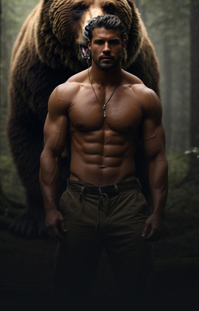 My Sexy Stepbrother is a Werebear - Book cover