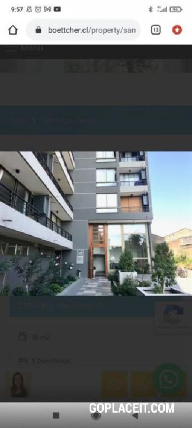 departamento en venta en Santiago