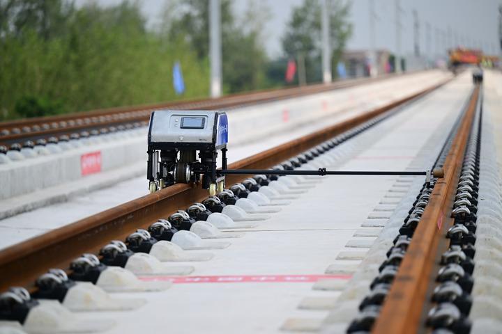 cina anhui cantiere di ferrovia interurbana huaibei suzhou bengbu
