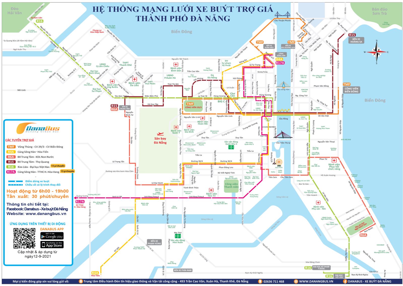 Các tuyến xe buýt đà nẵng