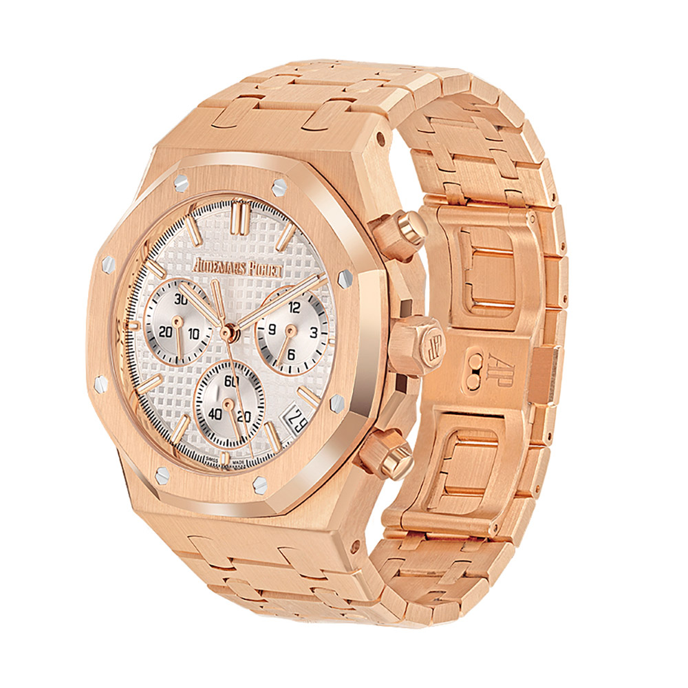 Audemars Piguet Royal Oak 41 50th Anniversary Rose Gold Silver Dial  26240OR.OO.1320OR.03 DCM