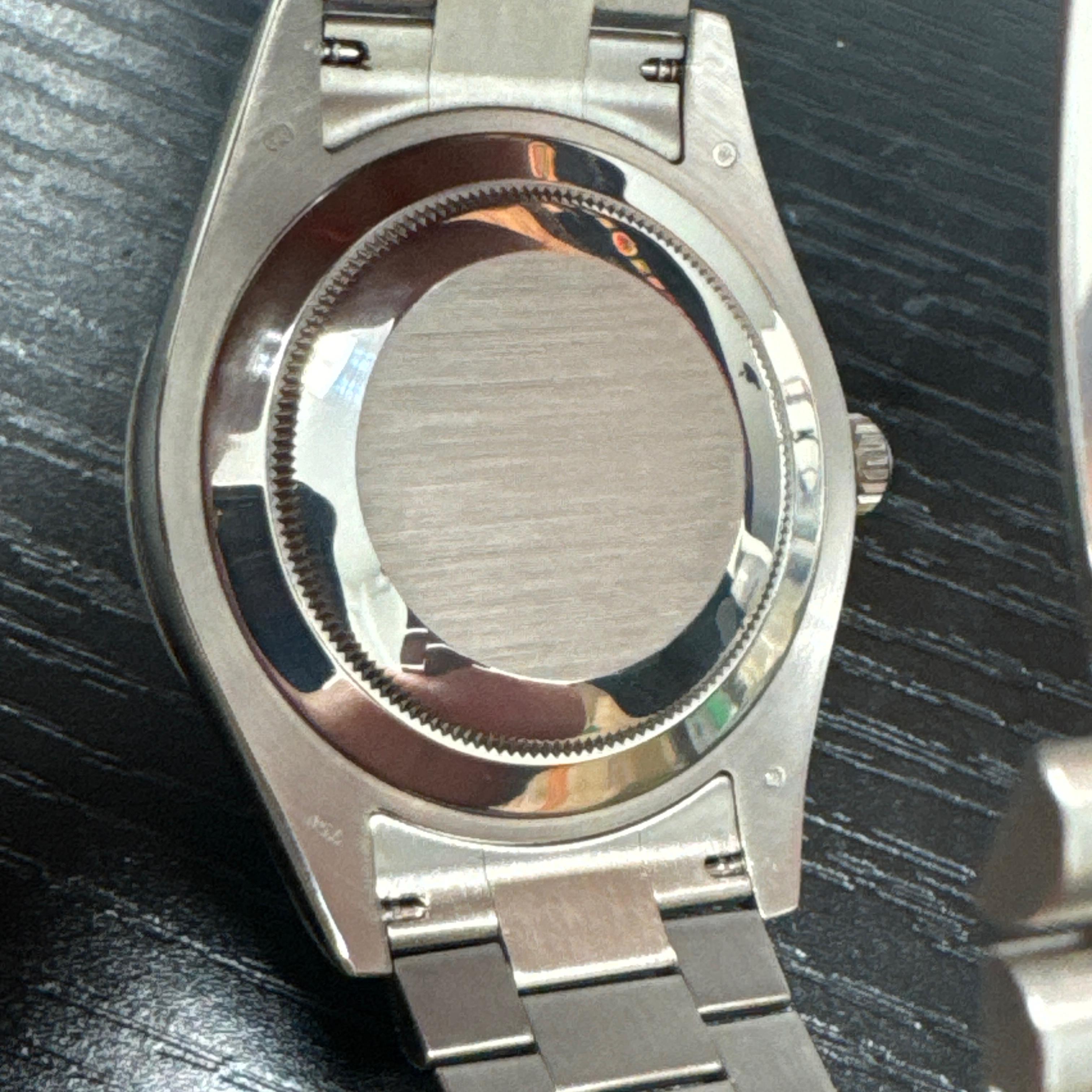Rolex Day-Date II 41 White Gold / Fluted / Blue Wave-Motif