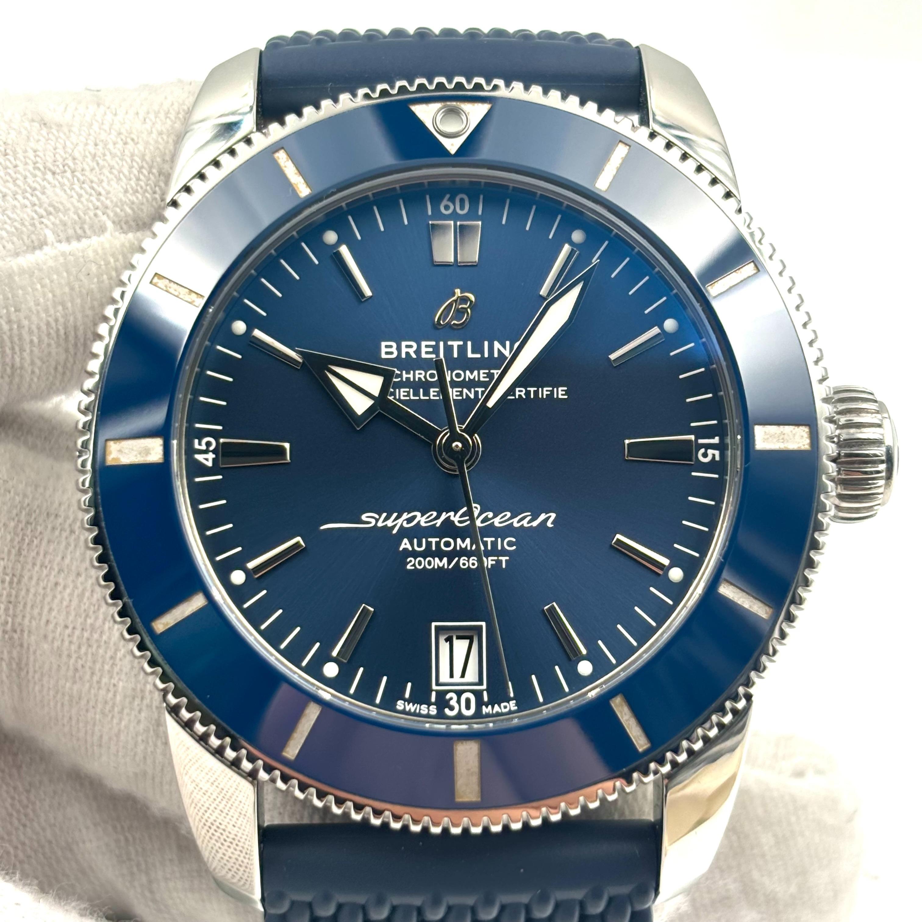 Breitling Superocean Heritage 46 Blue Aero Strap Auction: 2019