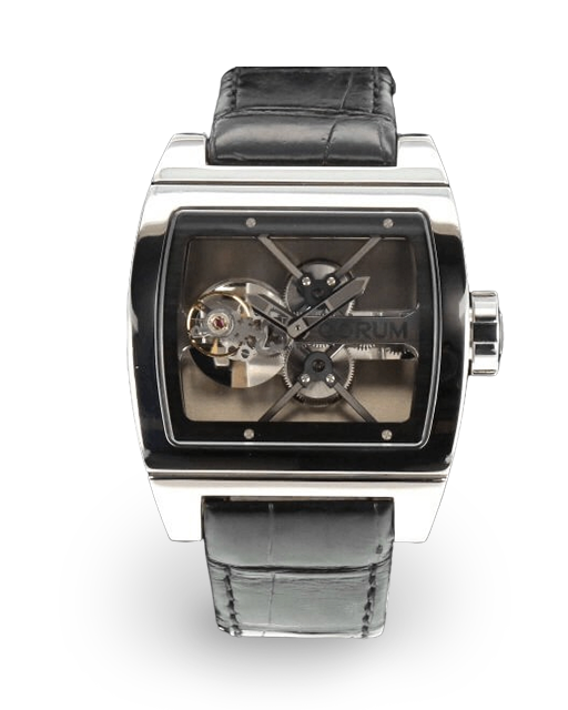 Boîte De Montre Corum Ti-Bridge En Acier Référence 05.0056 - Neuf De Stock, Sans étiquette