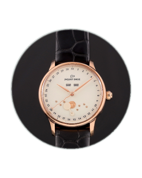 Jaquet Droz Rose Gold | Authenticated In-House | Bezel