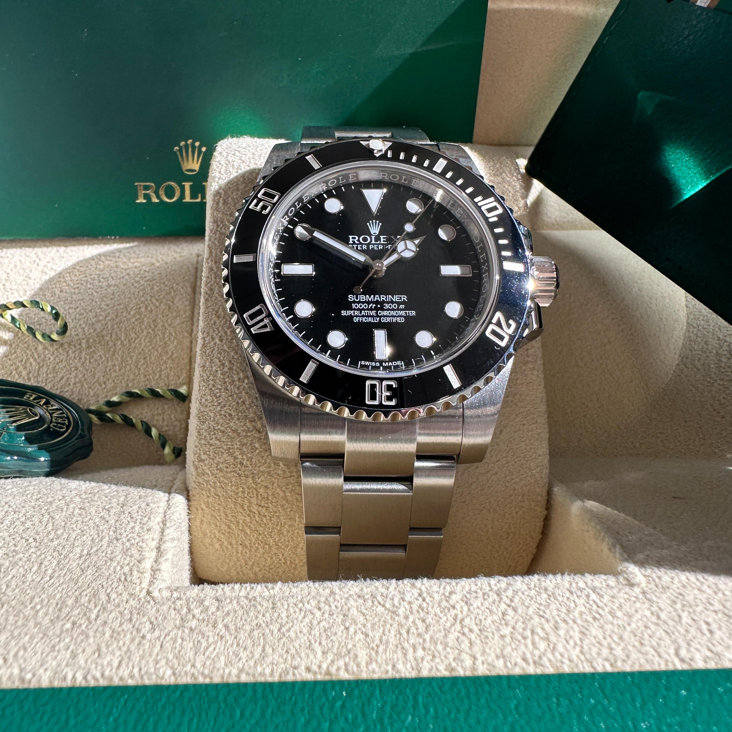 Rolex Submariner No Date 114060 Watches Bezel