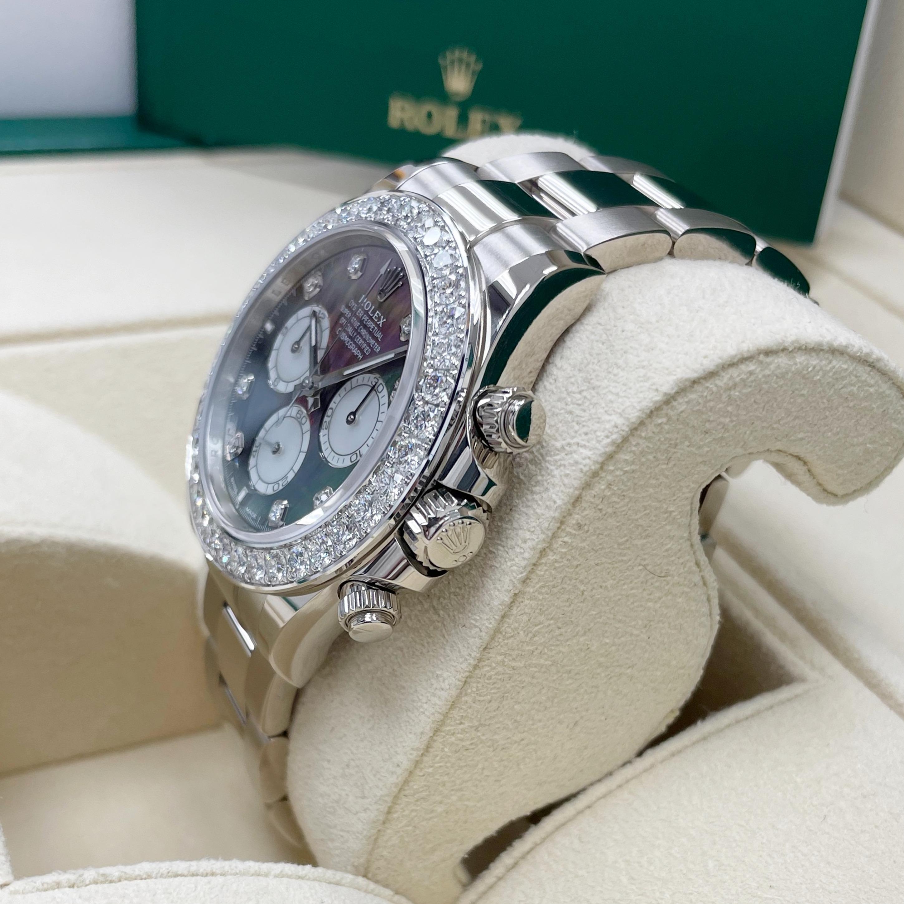 Rolex Cosmograph Daytona White Gold - Diamond / Reverse