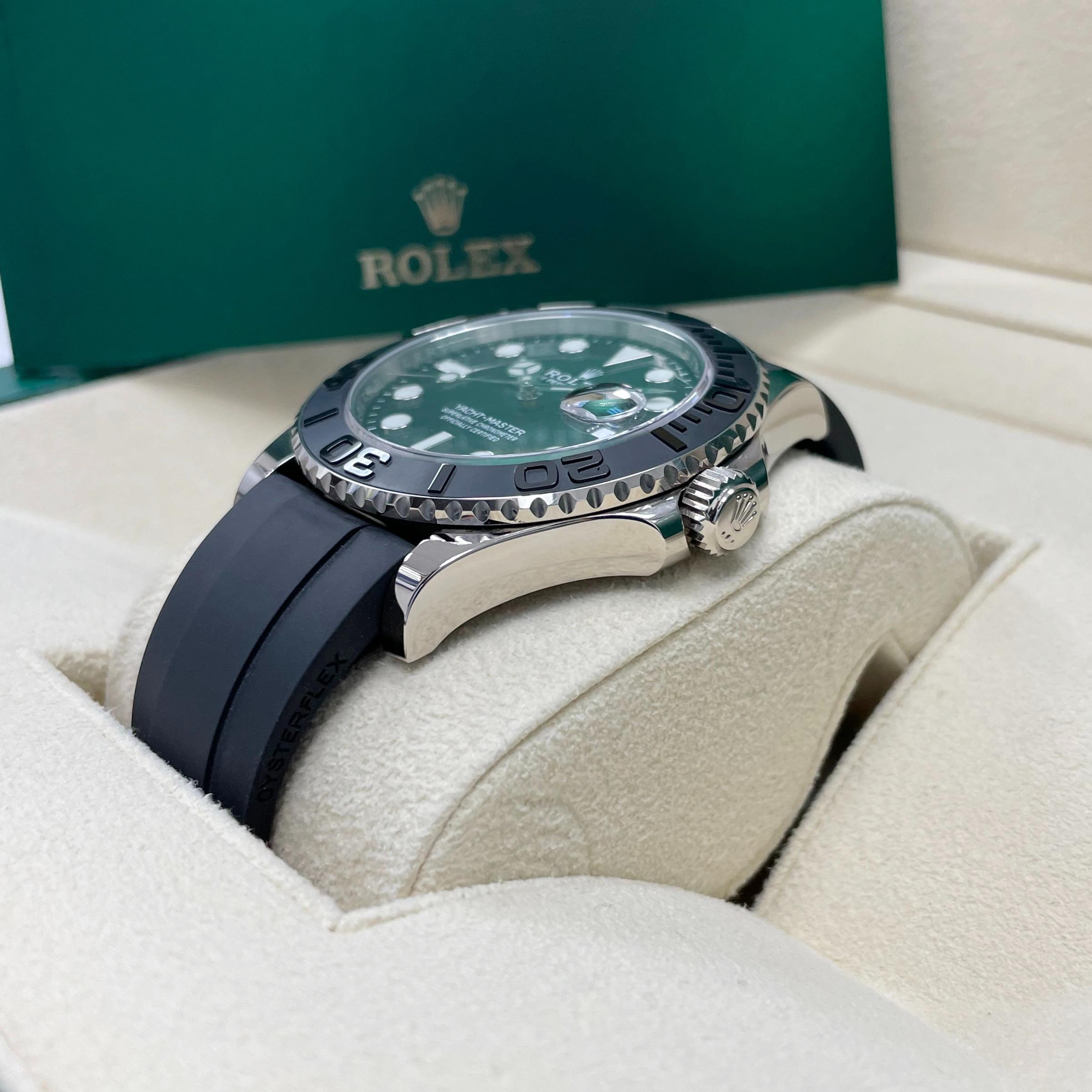 【WEB限定】 Rolex Yacht-Master 42 White Gold / Black / Oysterflex 226659 テープ・マスキングテープ