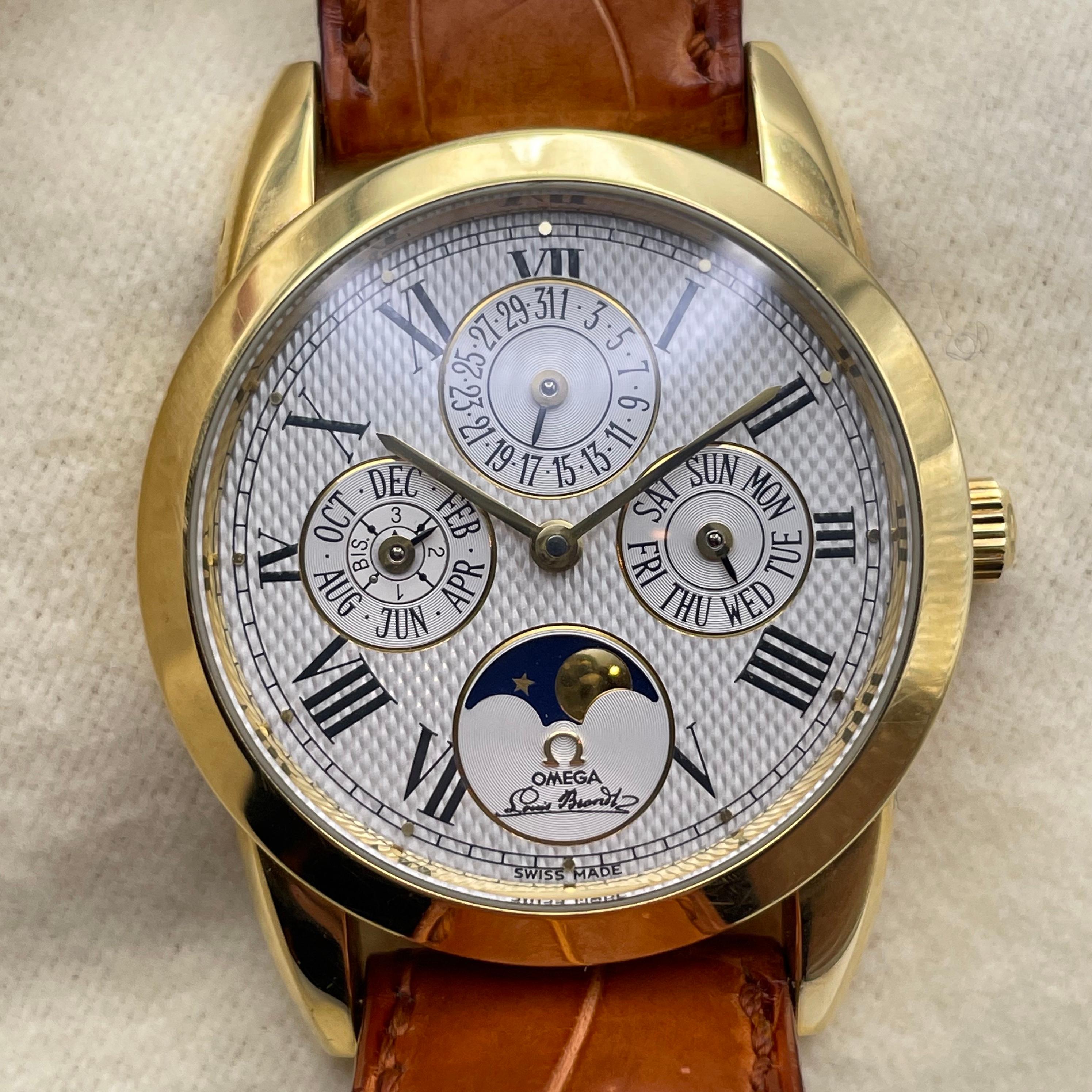 Omega Louis Brandt Perpetual Calendar Moon Phase