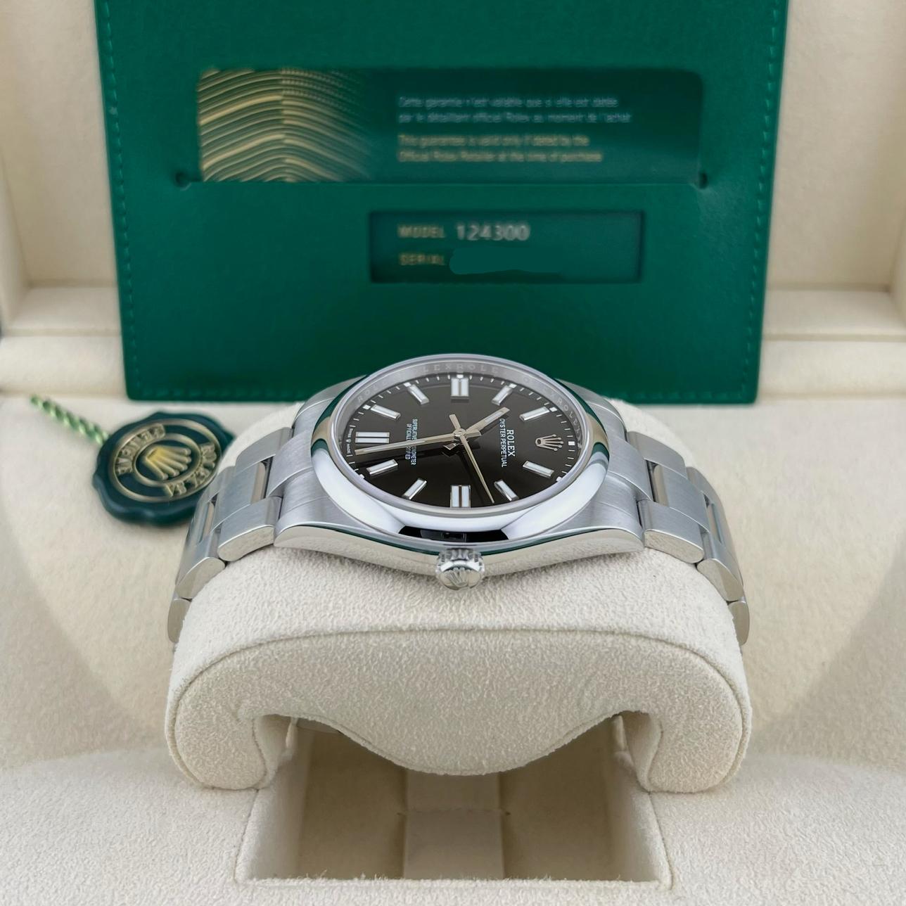 2021 Rolex Oyster Perpetual 41 Black 124300-0002 | Watch