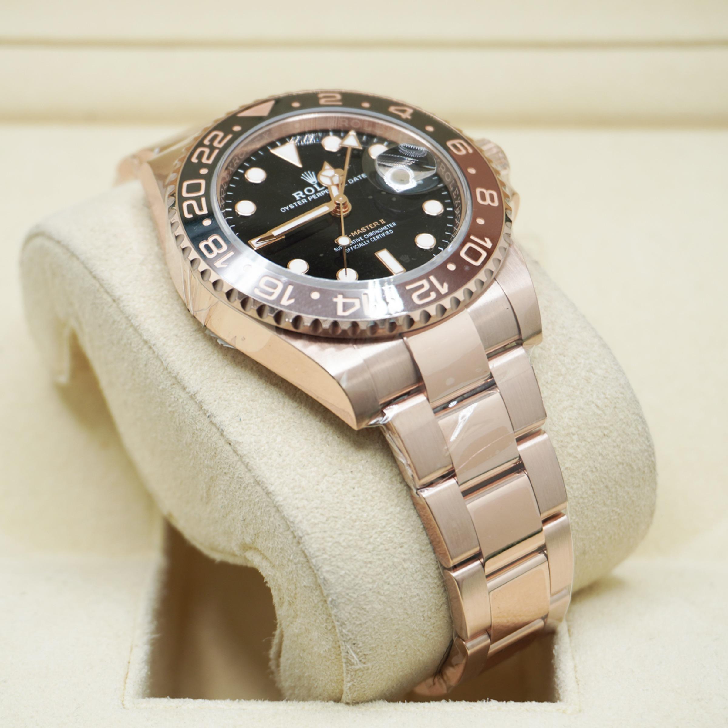 Stainless Steel Gmt Master Stahl Rose Rolex GMT-Master II