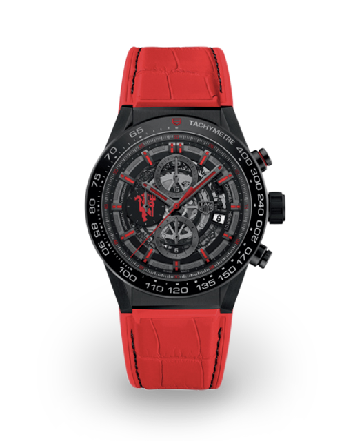 Tag Heuer Carrera Calibre Heuer 01 45 Stainless Steel Skeleton