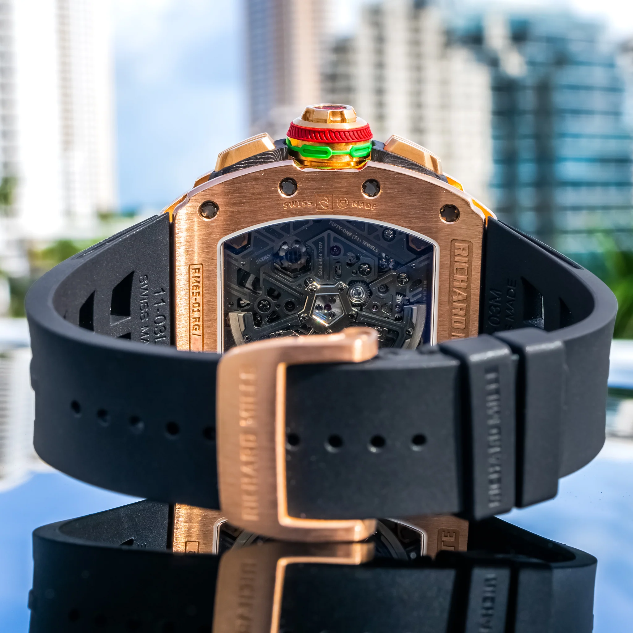 Richard Mille RM 65-01 Automatic Split Seconds Chronograph Rose