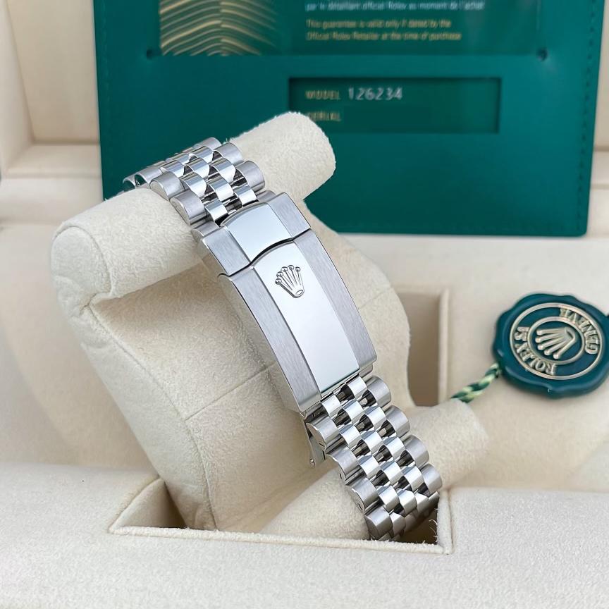 2023 Rolex Datejust 36 Steel / Fluted / Mint Green / Jubilee