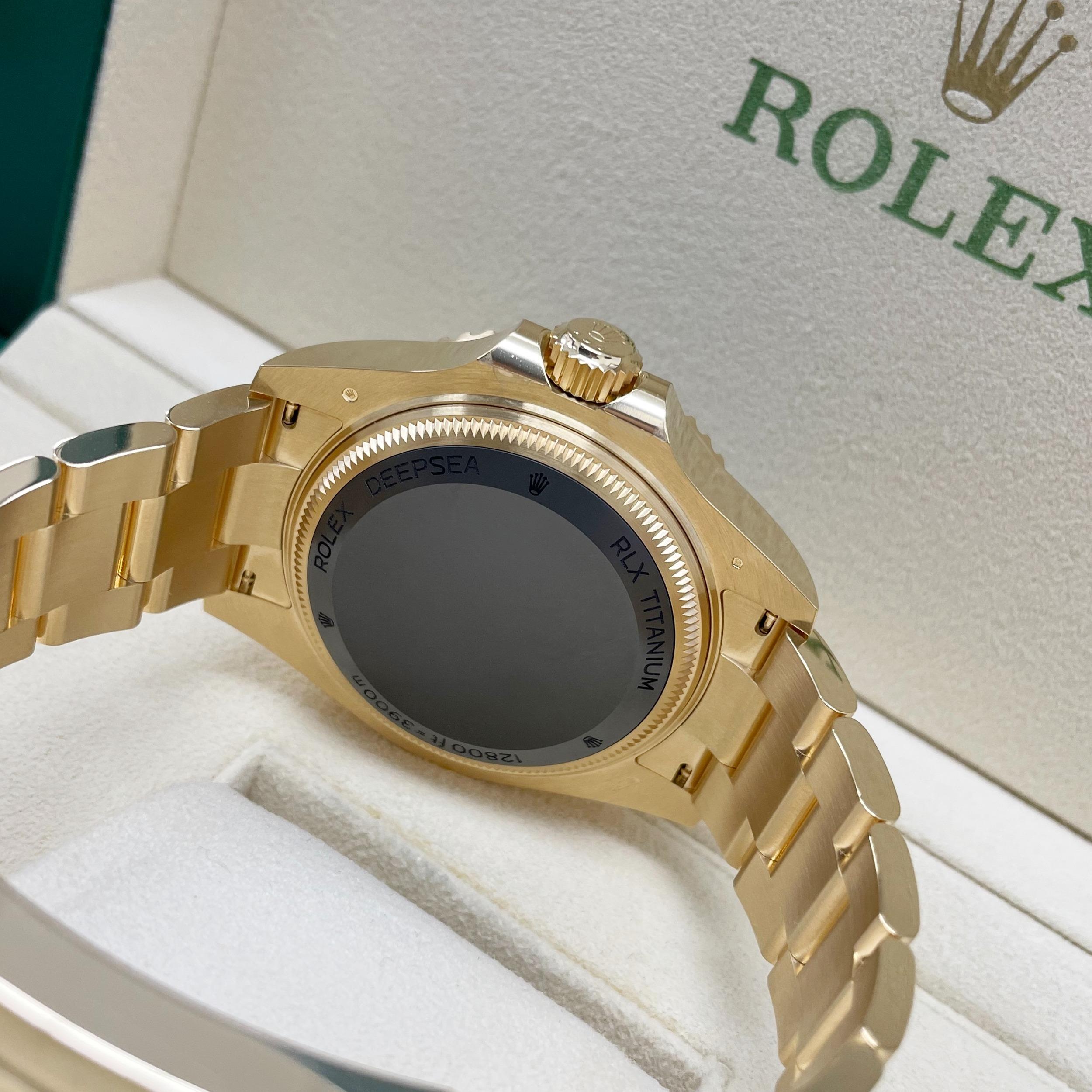 Rolex Sea-Dweller Deepsea 44 Yellow Gold / Ceramic / Blue