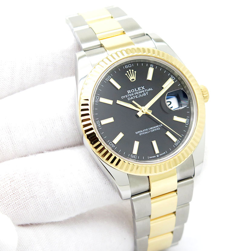 Rolex Oyster Perpetual Datejust 41, Black Dial, 126333-0013