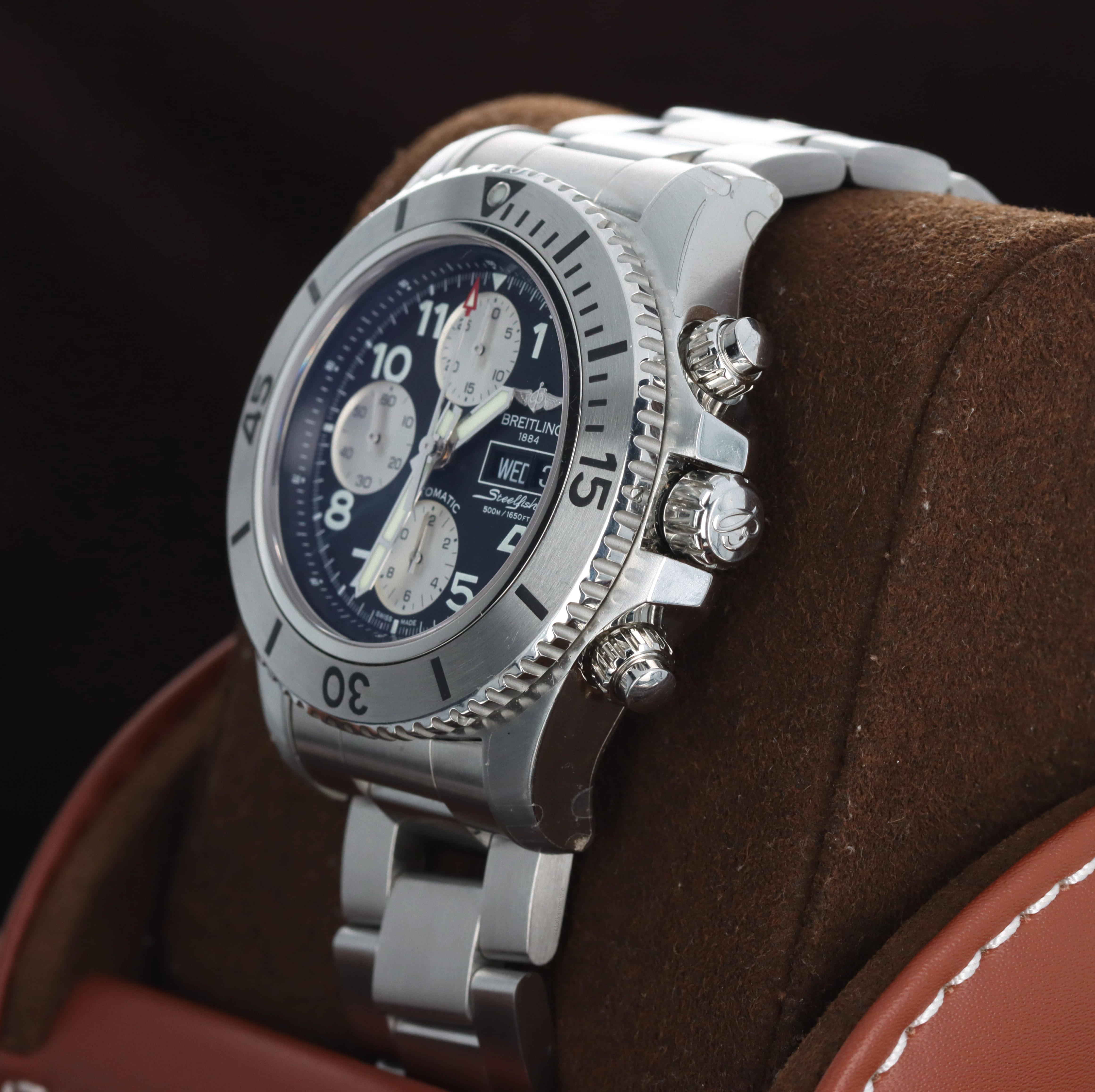 Breitling Superocean Chronograph Steelfish 44 Steel / Black