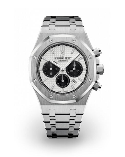 Audemars Piguet Royal Oak Chronograph 26331ST, black, 2019, like new,  unpolished, Eu, schwarz, stahl 