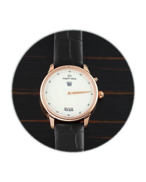 Jaquet Droz Rose Gold | Authenticated In-House | Bezel