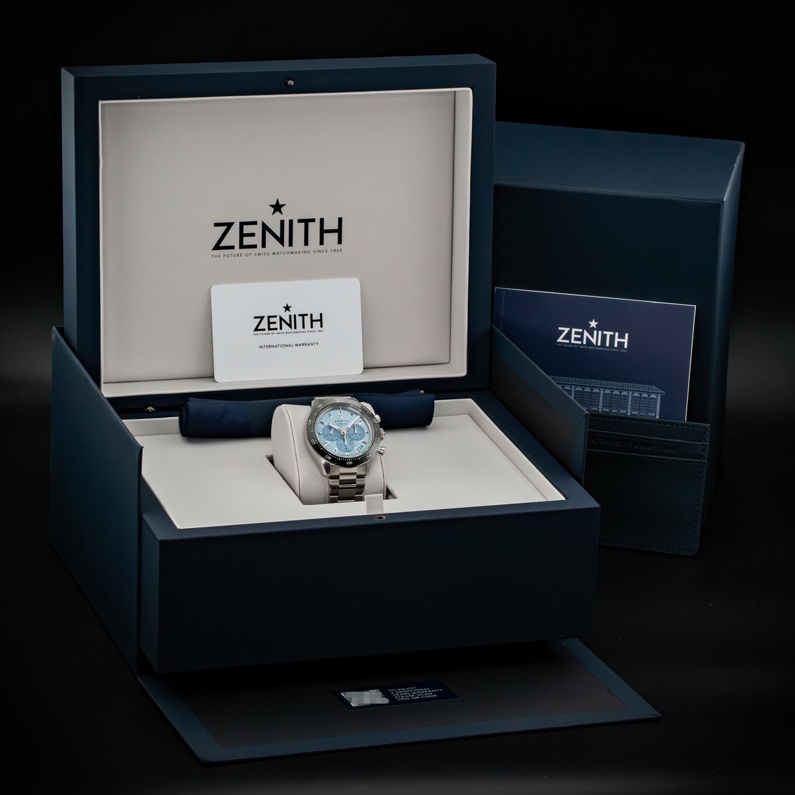 Zenith Chronomaster Sport Yoshida 41 Steel / Ceramic / Blue