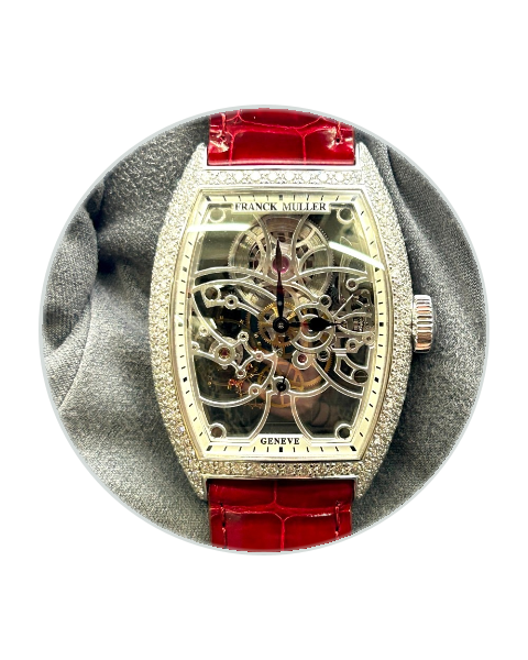 Skeletonized Dial Franck Muller Cintrée Curvex Watches | Bezel