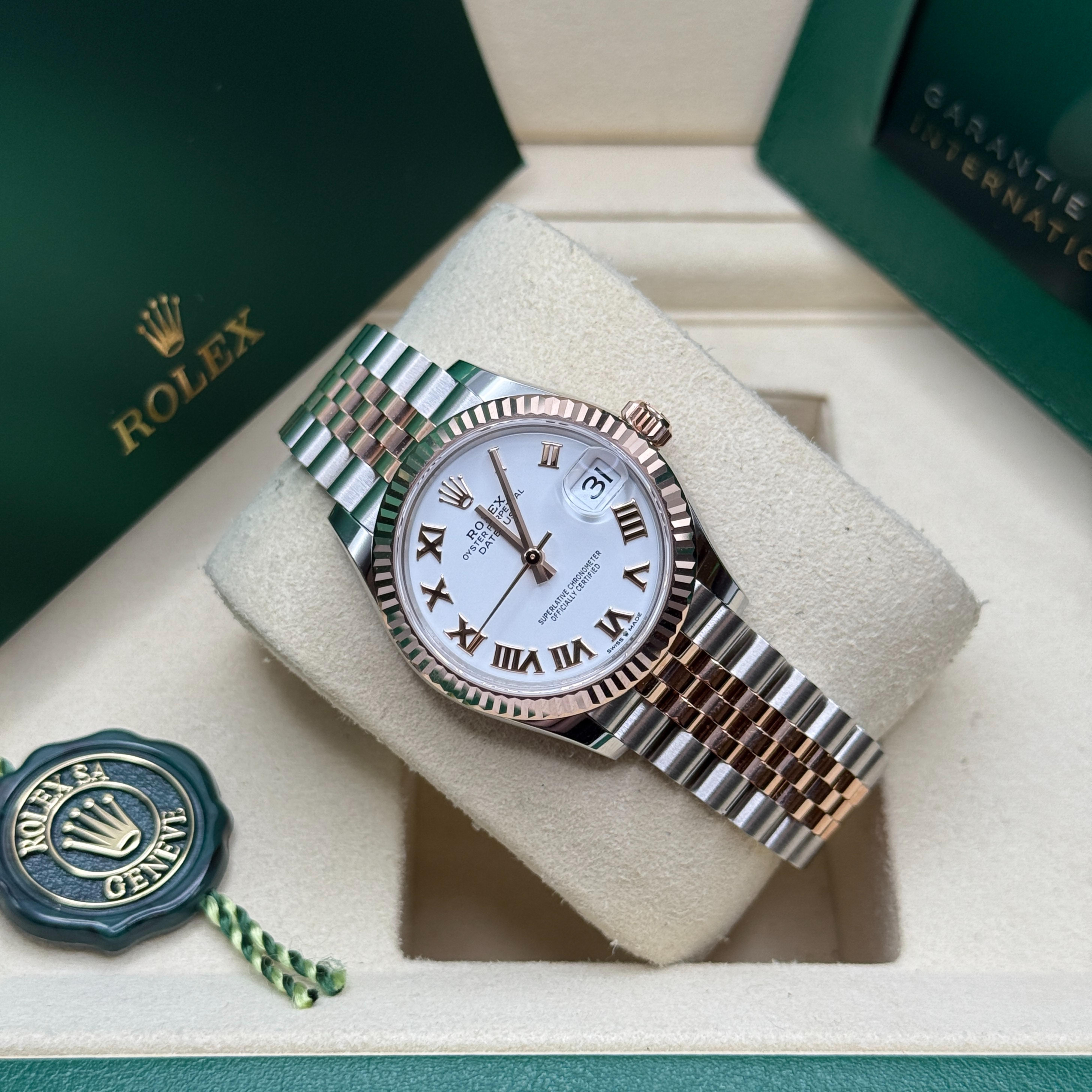 ローデンシュトック　ルーペ Rolex Datejust 31 watch: Oystersteel and Everose gold - m278271-0020