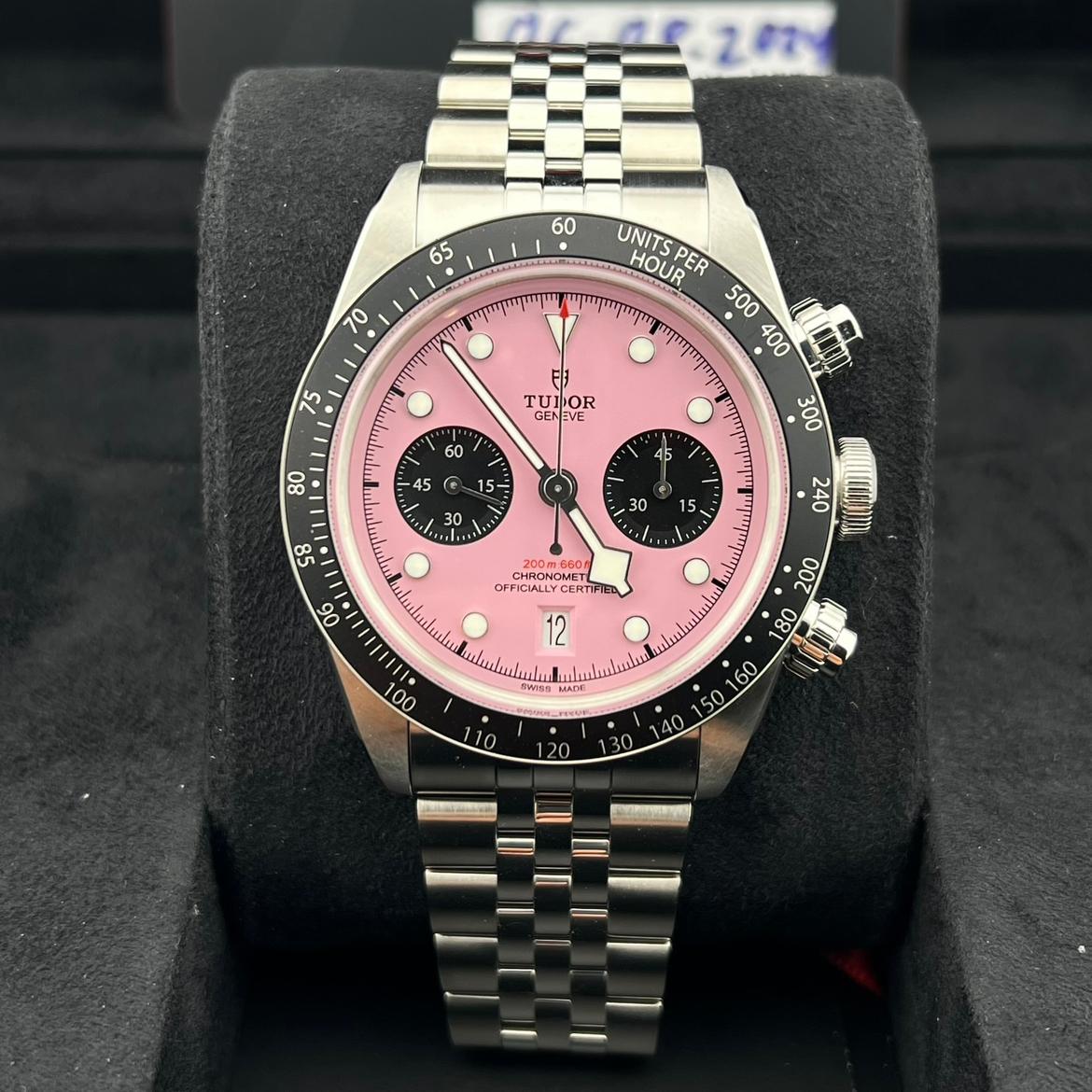 2024 Tudor Black Bay Chrono / Pink / Bracelet M79360N-0019 | Watch
