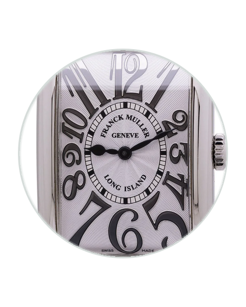 Franck Muller Long Island Steel / Silvered / Arabic / Bracelet 952