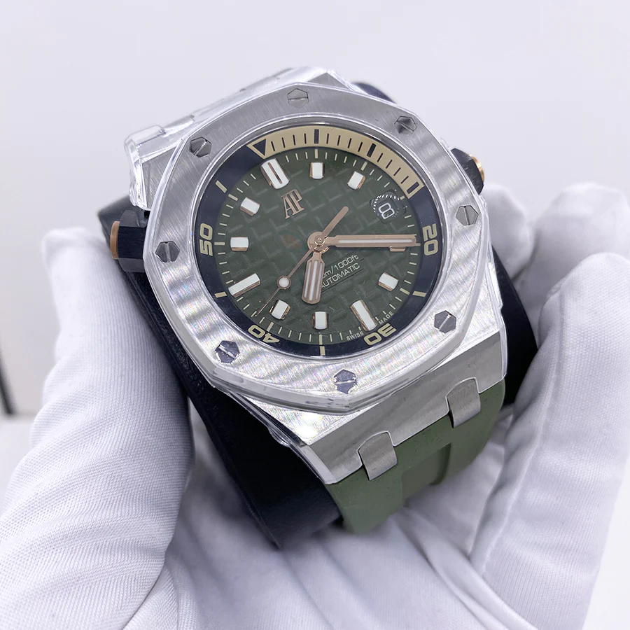 Audemars Piguet 15720ST Royal Oak Offshore 42mm Khaki Green 2022