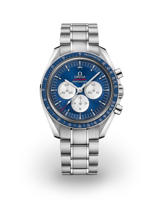 Omega Speedmaster Professional Moonwatch Stainless Steel Blue Tokyo  Olympics