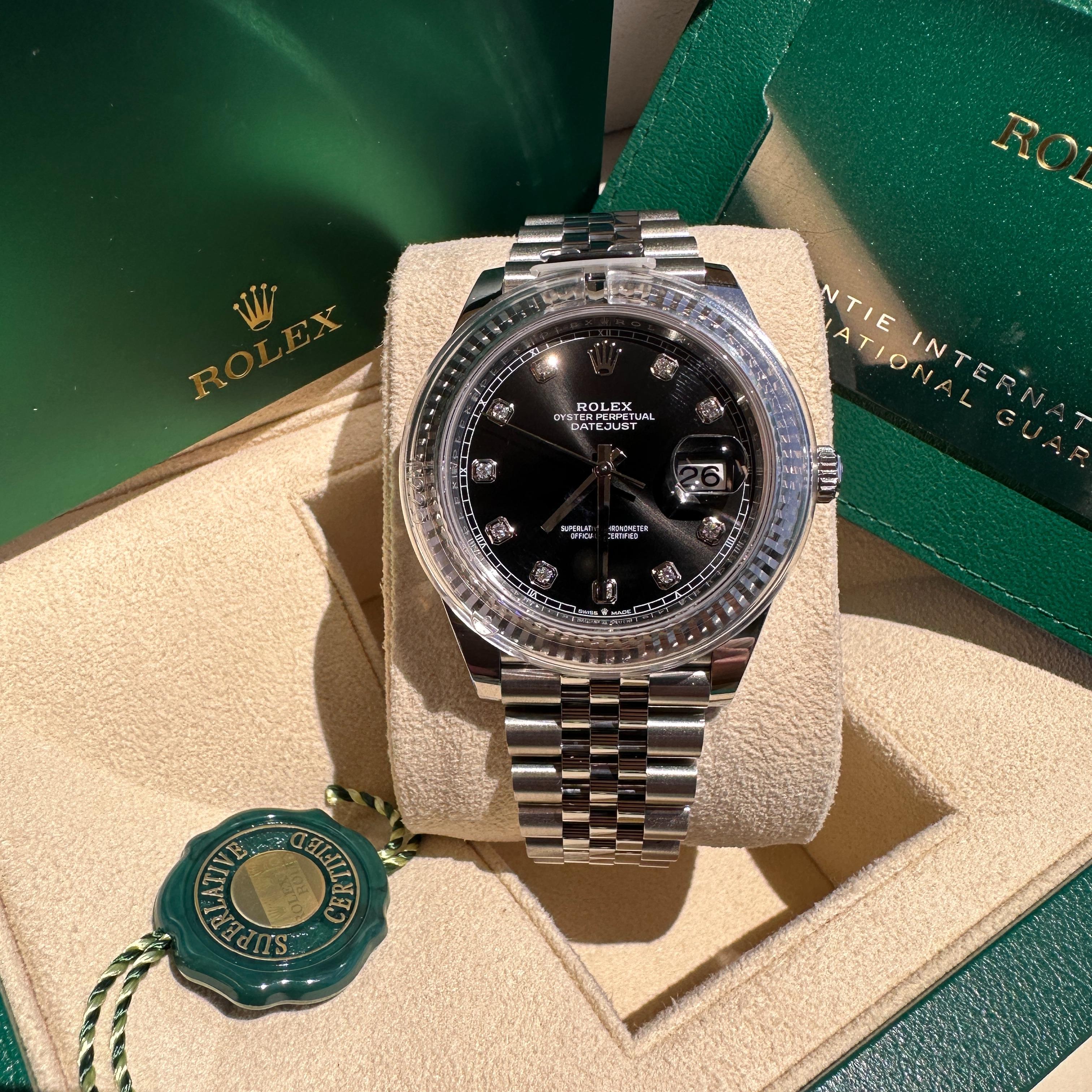 Rolex Datejust 36 | Black Diamond Dial | Jubilee | New