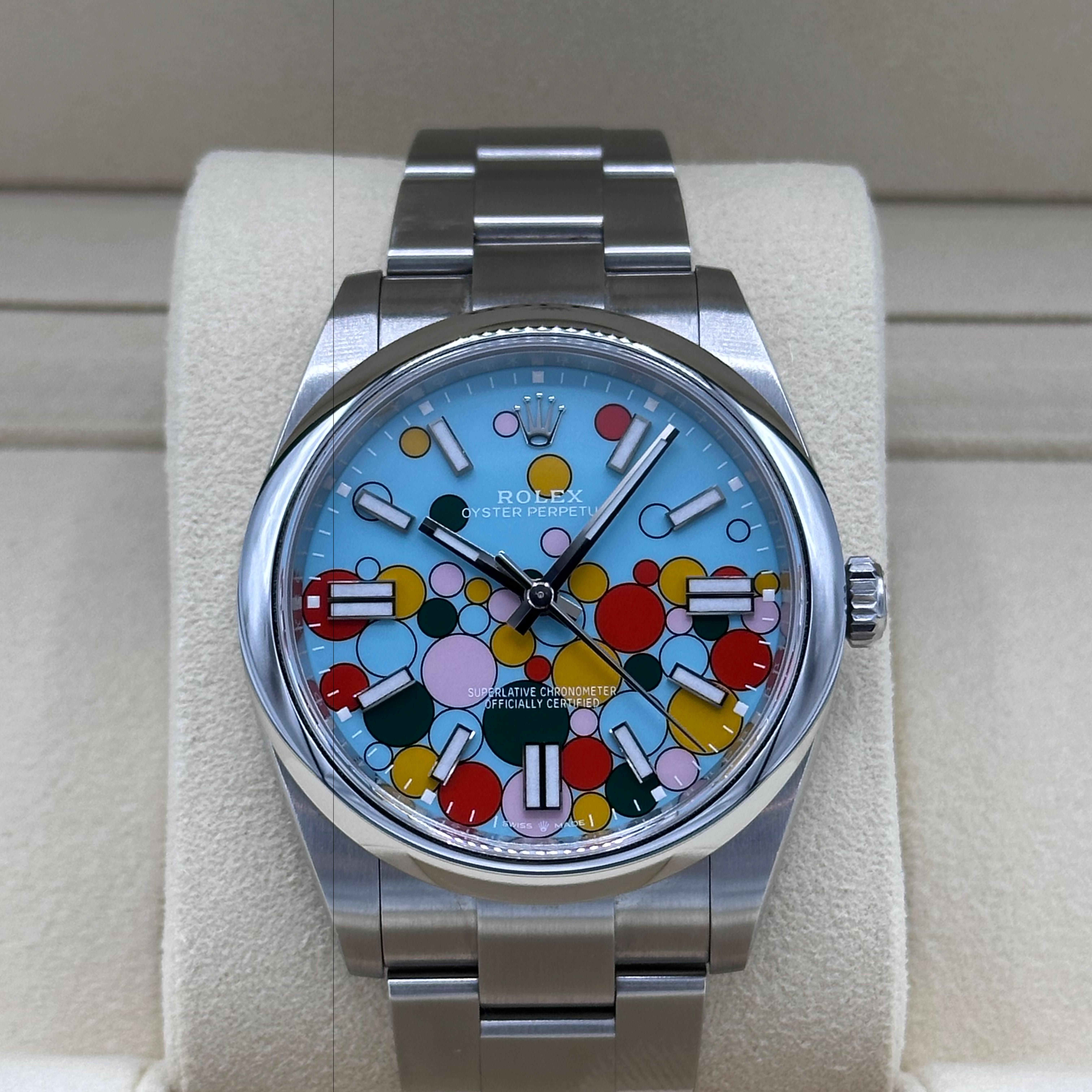 Auction: 2023 Rolex Oyster Perpetual 41 Celebration-Motif