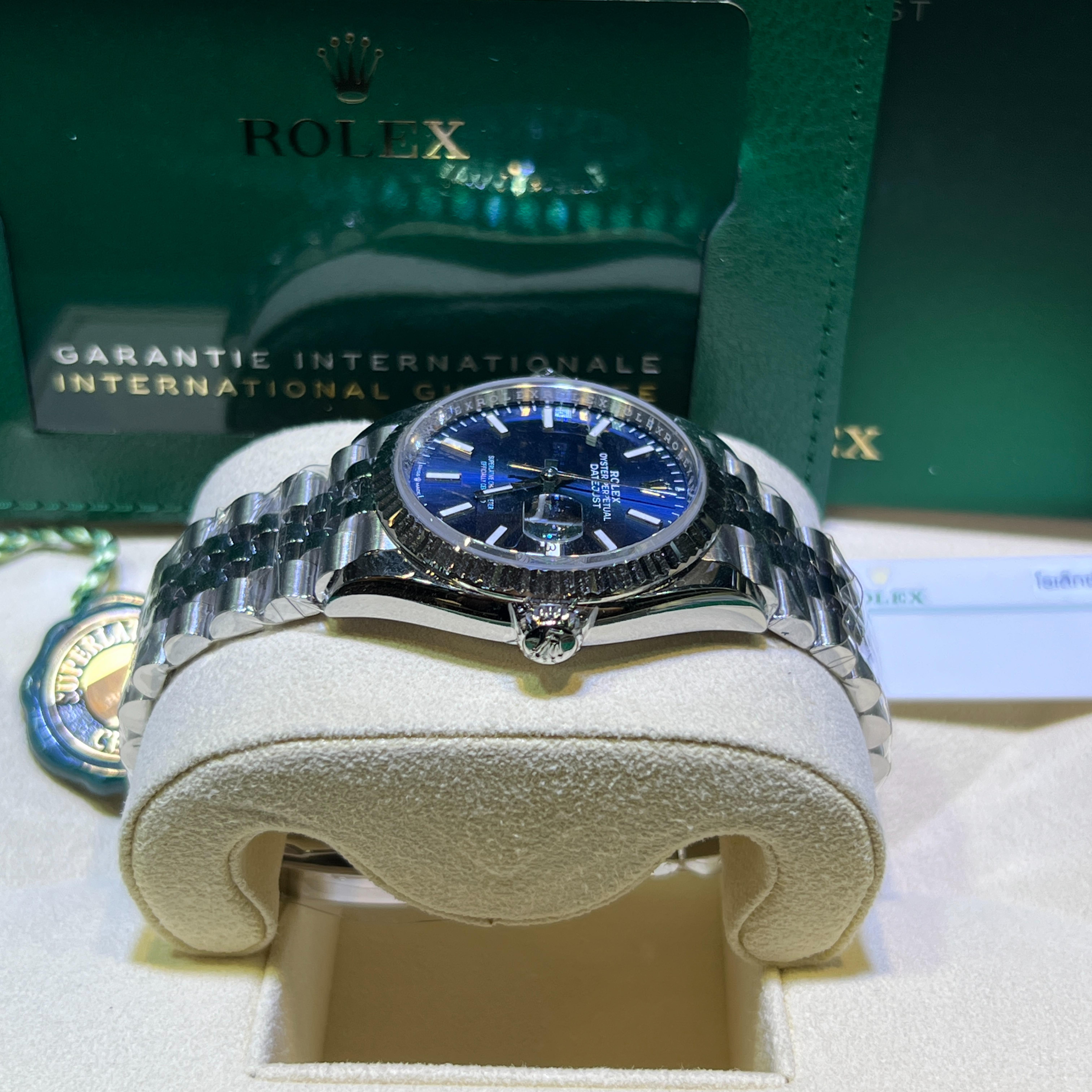 Rolex Datejust 36 Steel / Fluted / Blue / Jubilee 126234