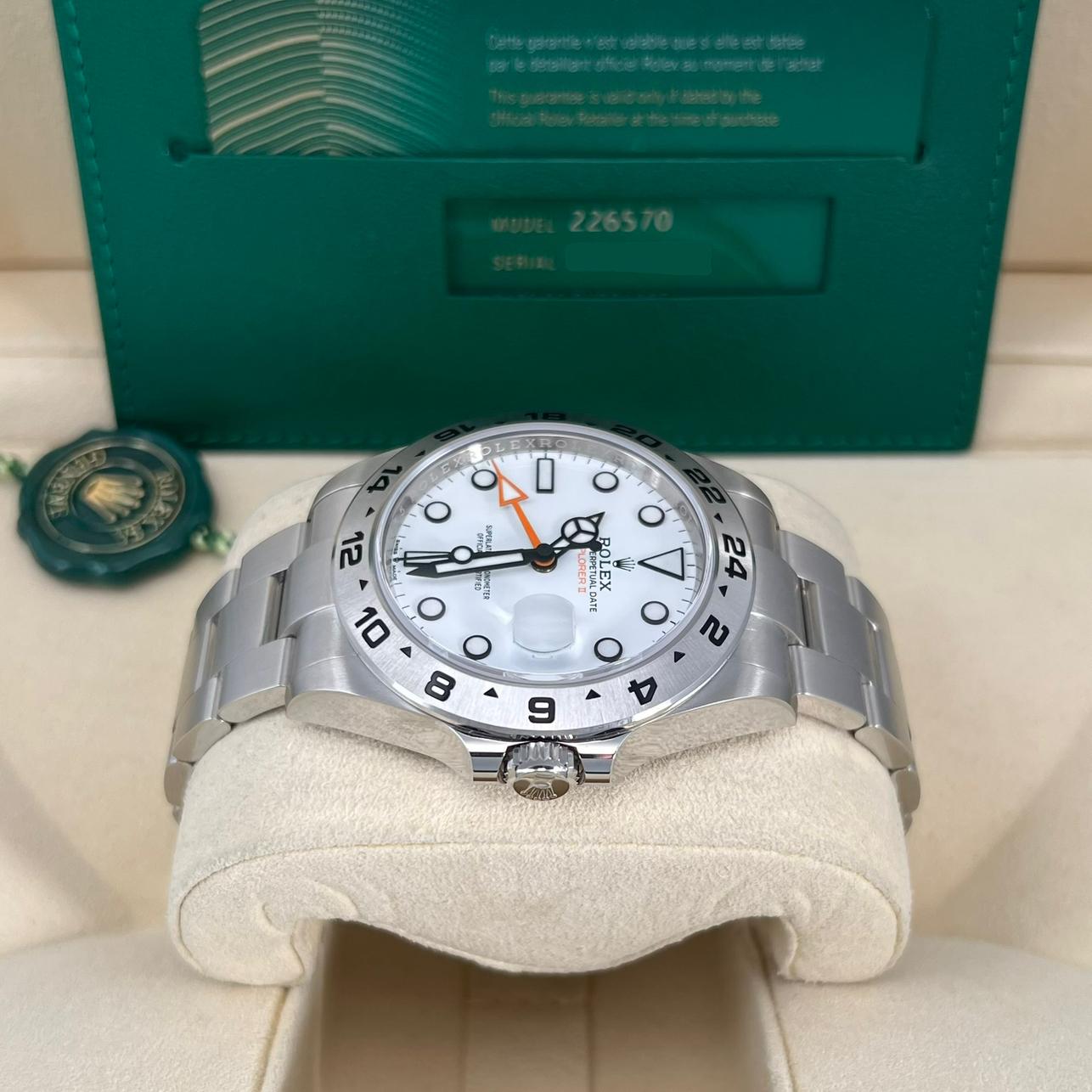 2024 Rolex Explorer II White 226570-0001 | Watch Trading Co