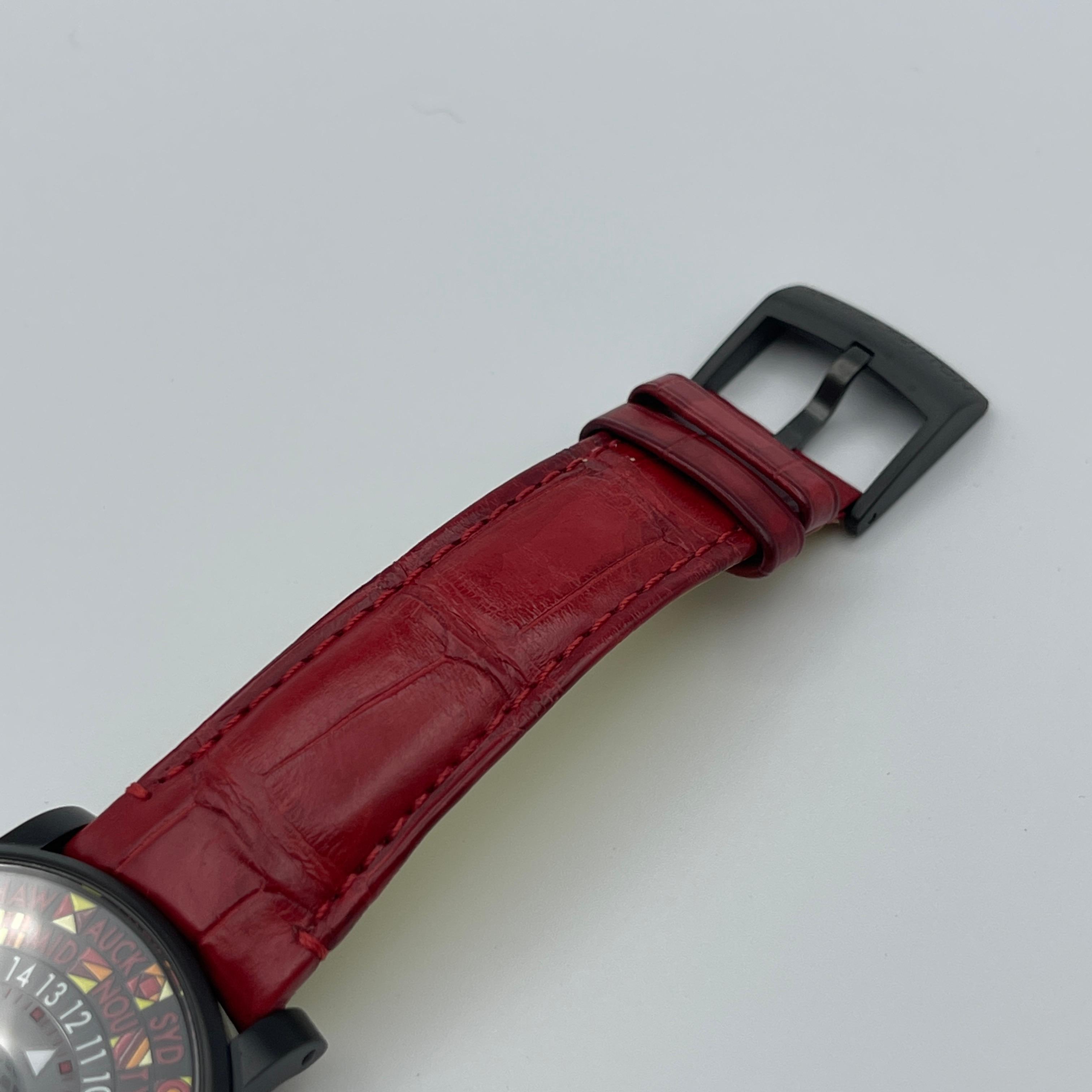 Louis Vuitton Escale Timezone Japan Limited Q5D230 SS/Leather Unisex from  japan