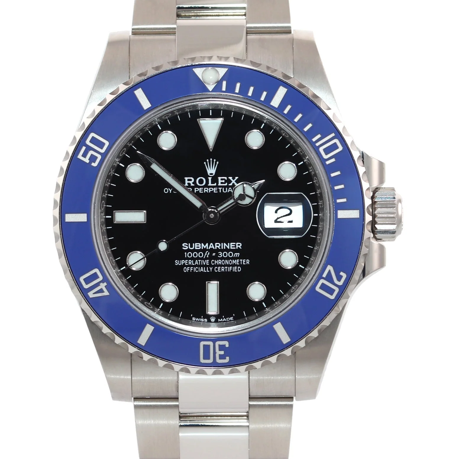 Rolex Submariner Date / White Gold / Ceramic 126619LB-0003 | Bezel