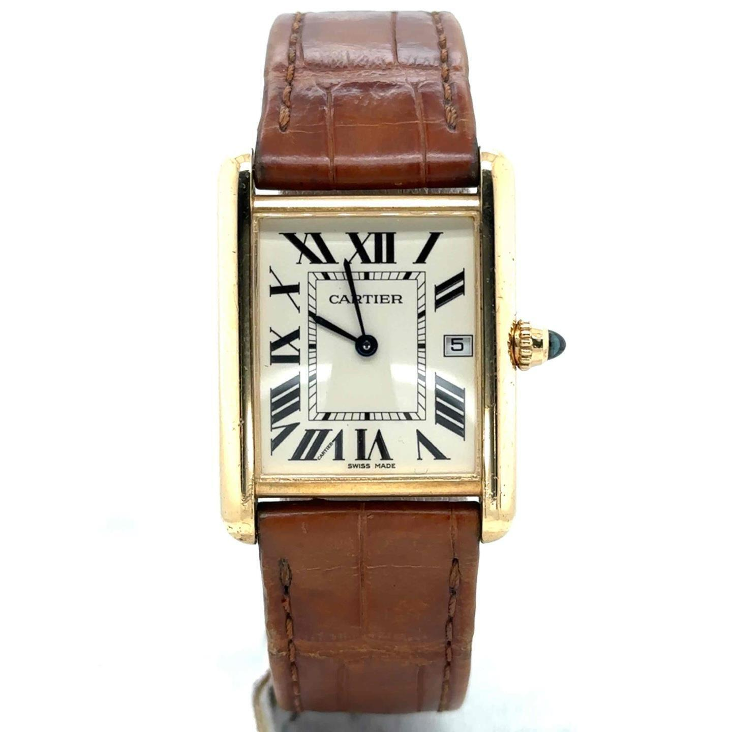 Tank Louis Cartier watch, large model W1529756 – CJ Charles Jewelers