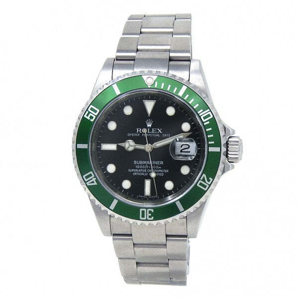 Pre-Owned Rolex Submariner Kermit 16610LV Mark VI Circa 2005-2006