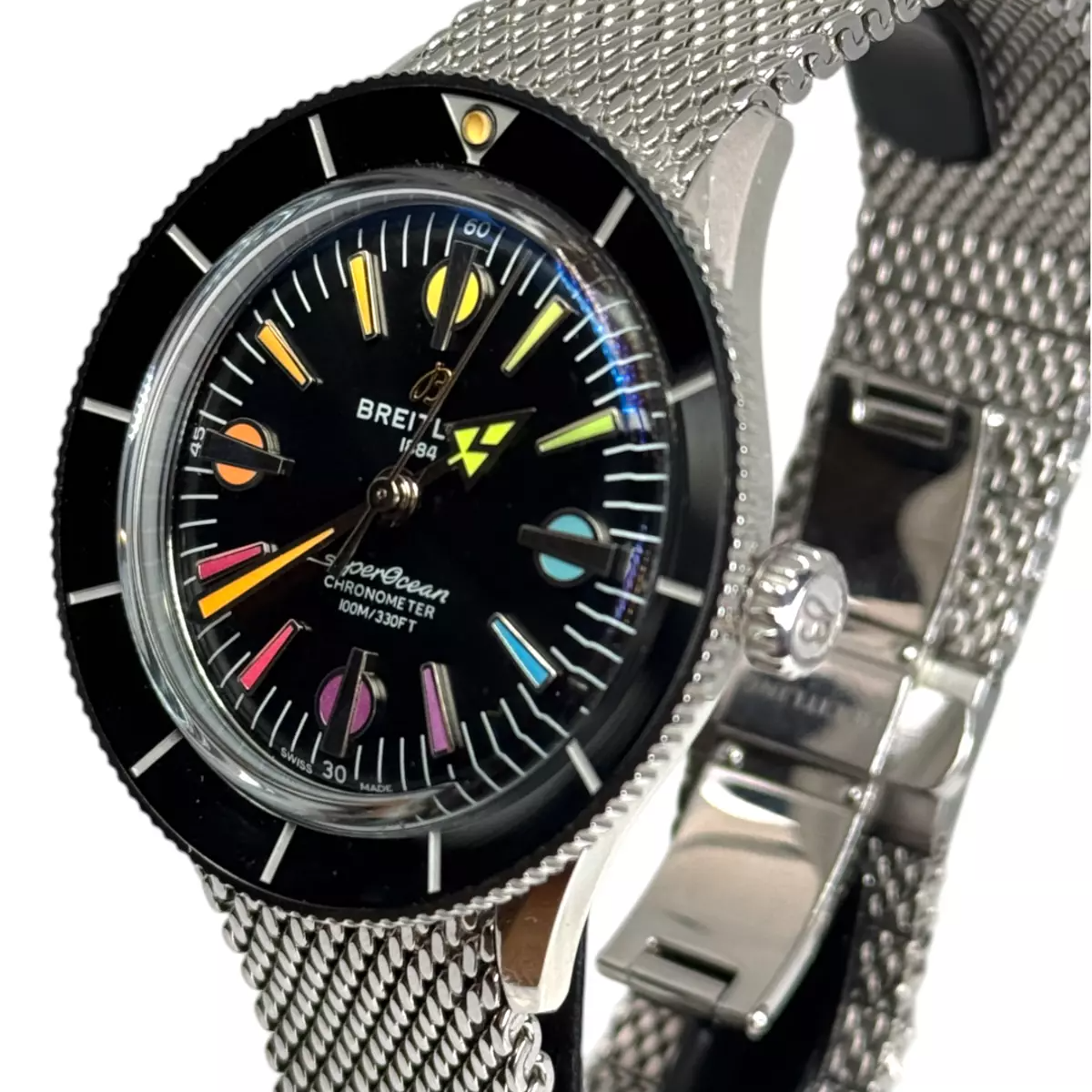 Breitling Superocean Heritage '57 Stainless Steel Rainbow