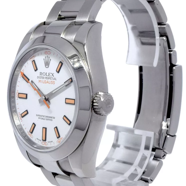 Rolex Milgauss White 116400-0002 Watches Bezel