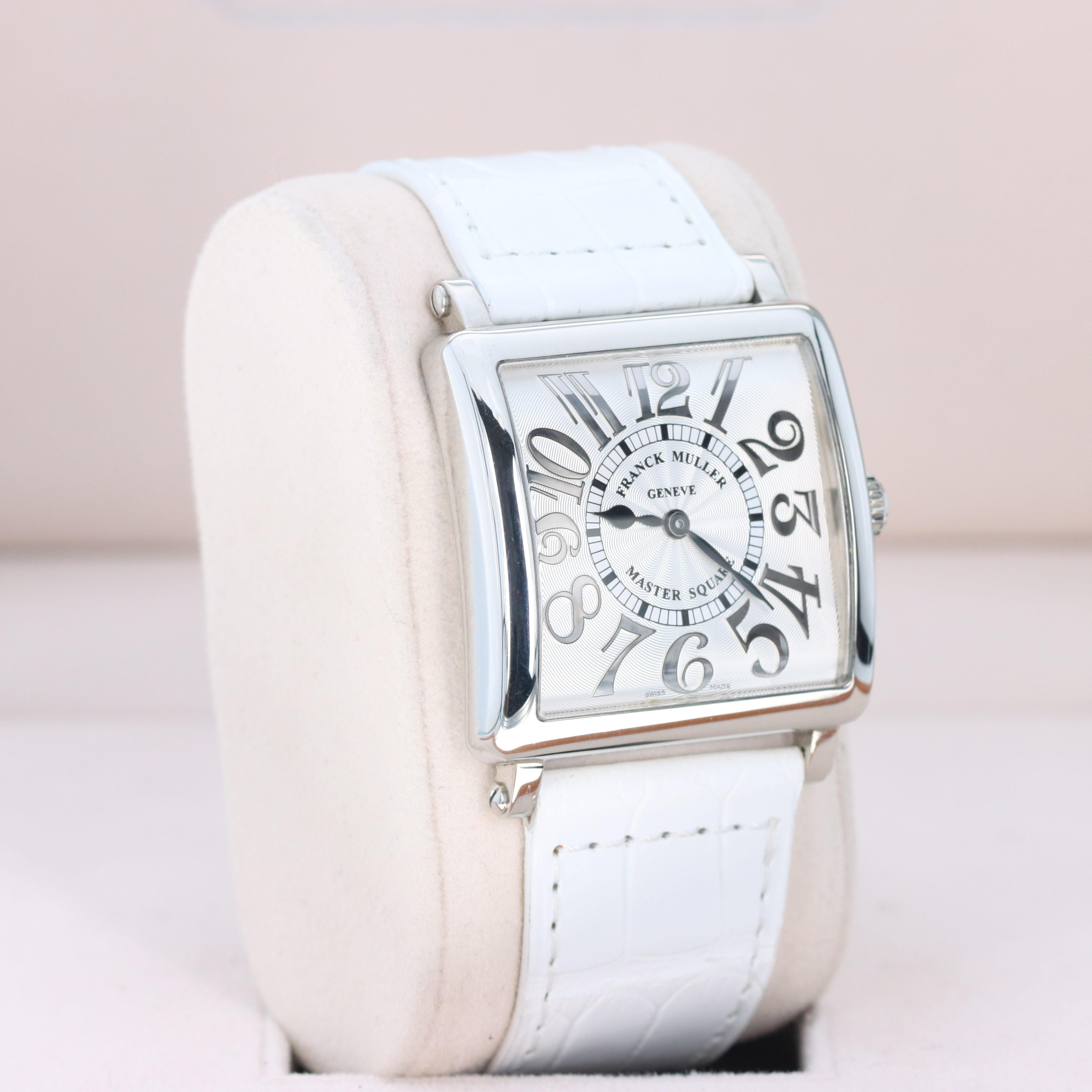 めっしー Franck Muller Master Square Steel / Silvered 6002 M QZ R