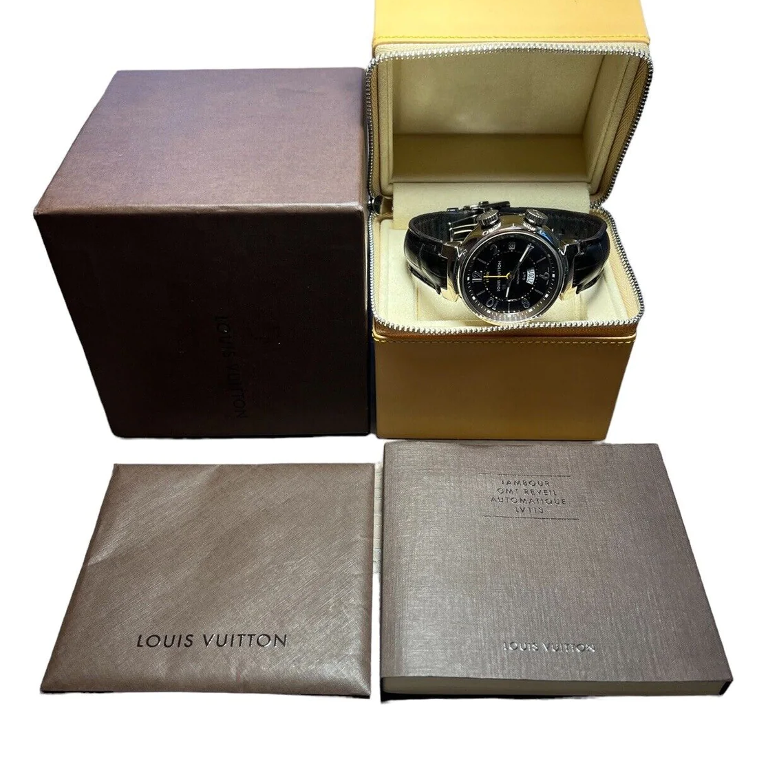 Louis Vuitton Tambour Reveil GMT for $6,495 for sale from a