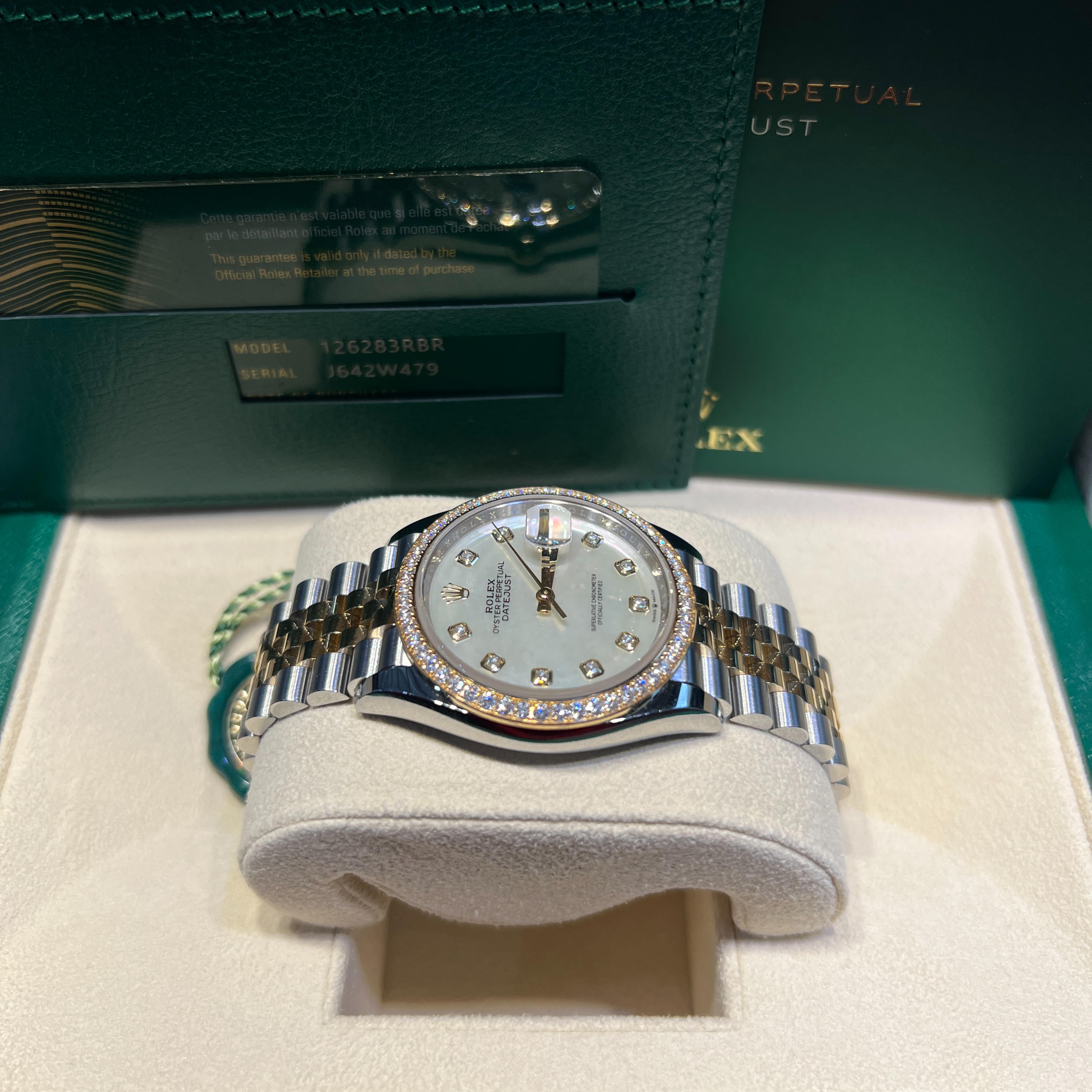 Rolex Datejust 36 Two-Tone Diamond-Set / MOP / Diamond-Set