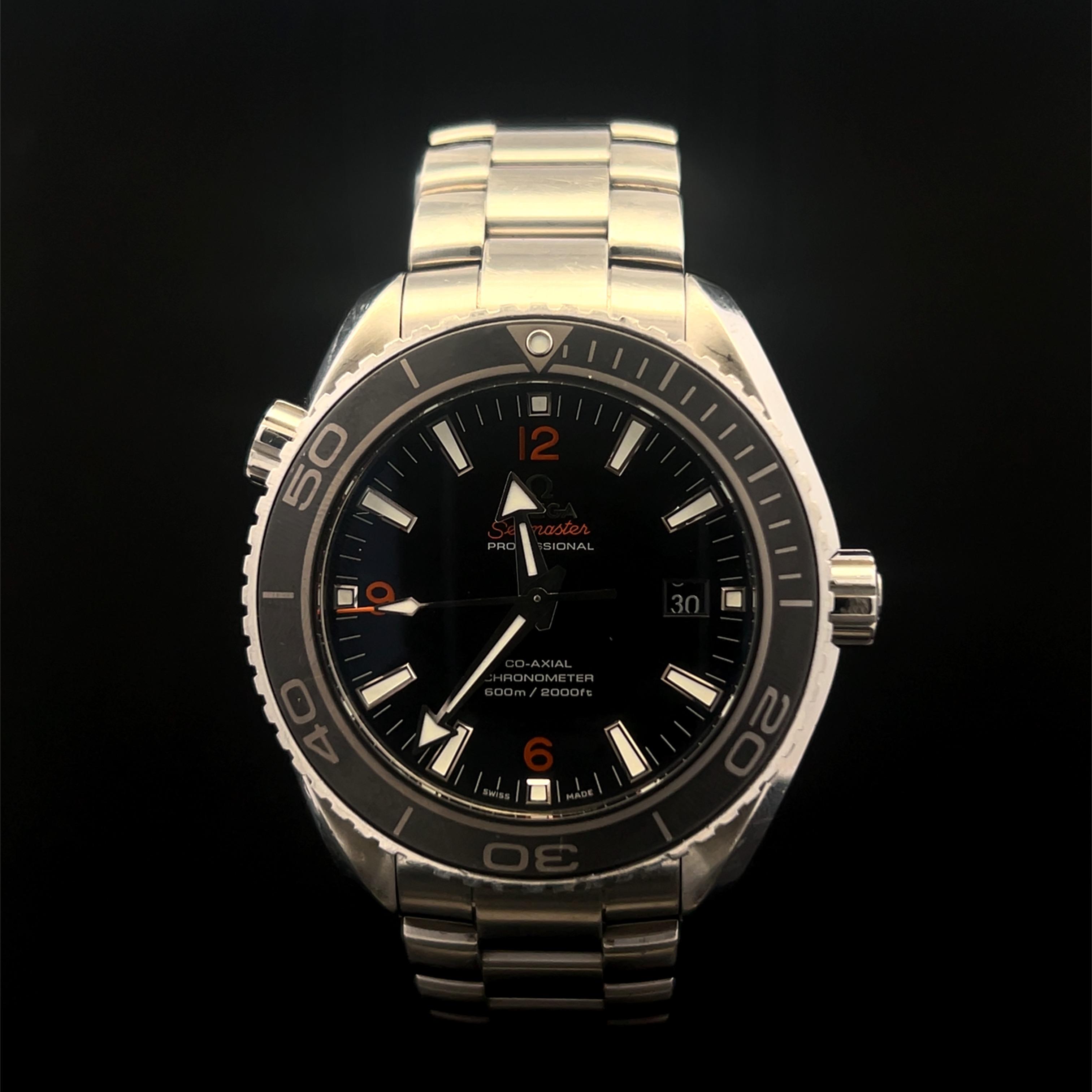 Omega Seamaster Planet Ocean 600M Co-Axial Stainless Steel - Main Image
