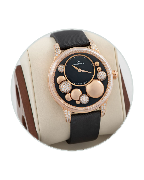 Jaquet Droz Rose Gold | Authenticated In-House | Bezel