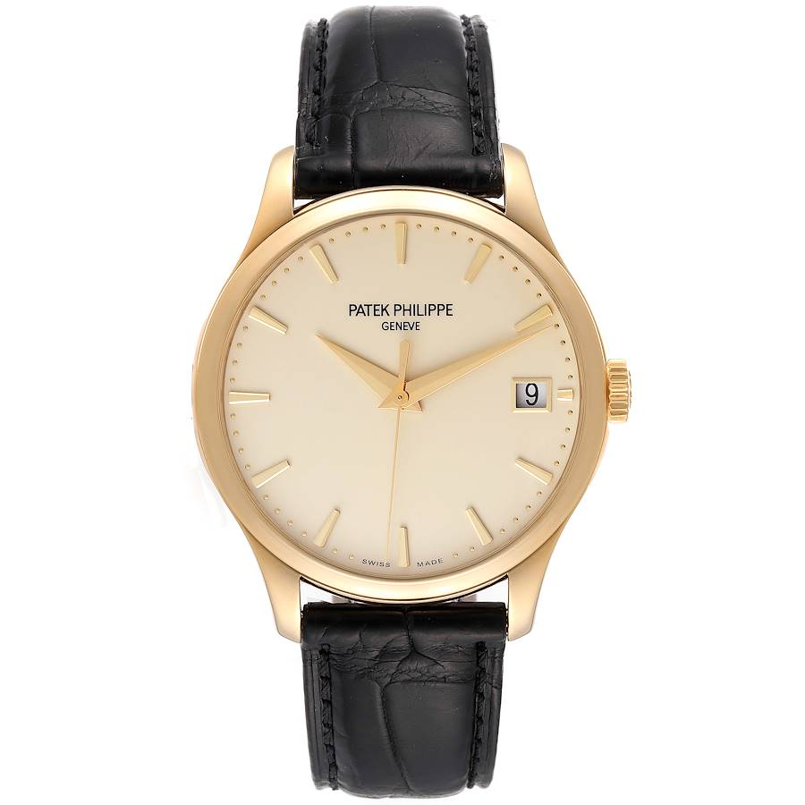 Patek Philippe Calatrava Date Yellow Gold Ivory 5227J-001