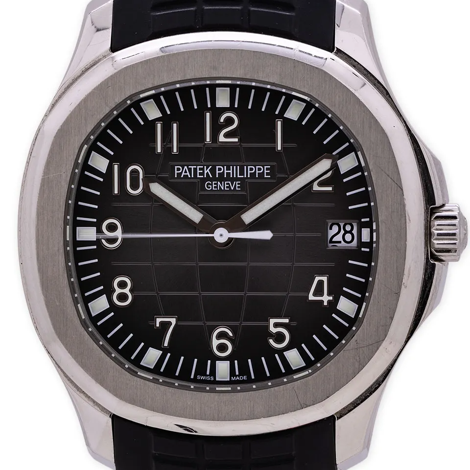 Patek Philippe  Aquanaut Date Black Strap Stainless Steel 5167A-001